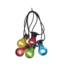 LED BOOM/PARTYSNOER 4.5M 10 MULTICOLOR ACRYLBOL