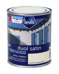 LEVIS DUOL HOUT VERF BUITEN SATIN HOEVEWIT 750ML