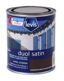 LEVIS DUOL HOUT VERF BUITEN SATIN NORMANDISCH BRUIN 750ML