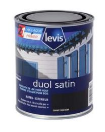 LEVIS DUOL HOUT VERF BUITEN SATIN ZWART 750ML