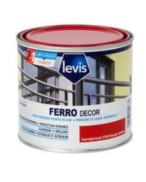 LEVIS FERRO DECOR LAK 2.5L 2760 KARMIJN ROOD