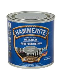 HAMMERITE LAQUE BRILLANTE MÉTAUX GRIS 250 ML