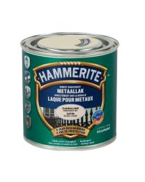 HAMMERITE LAQUE SATINÉE MÉTAUXANS BLANC CASSÉ 250 ML