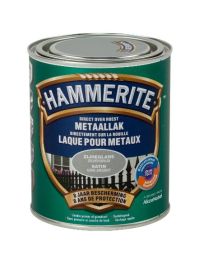 HAMMERITE LAQUE SATINÉE MÉTAUX GRIS ARGENT 750 ML