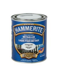 HAMMERITE LAQUE BRILLANTE MÉTAUX BLANC 750 ML