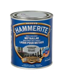 HAMMERITE LAQUE BRILLANTE MÉTAUX GRIS ARGENT 750 ML