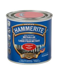 HAMMERITE LAQUE BRILLANTE MÉTAUX ROUGE 250 ML