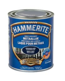 HAMMERITE HOOGGLANSLAK DONKERBLAUW 750ML