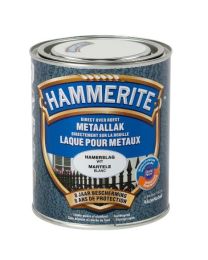 HAMMERITE LAQUE MARTELÉE MÉTAUX BLANC 750 ML