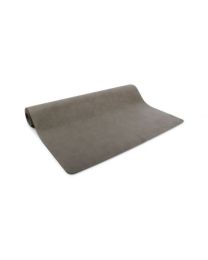 BONBISTRO CHEMIN DE TABLE 135X50CM ASPECT CUIR GRIS LAYER