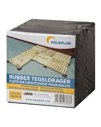 AQUAPLAN RUBBER TEGELDRAGER 10X10CM 10ST