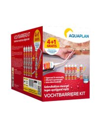 AQUAPLAN BARRIÈRE CONTRE L'HUMIDITÉ TUYAUX D'INJECTIONS 310ML 4+1