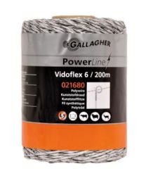 GALLAGHER VIDOFLEX 6 POWERLINE WIT 200M