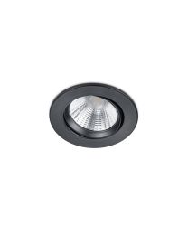 TRIO PAMIR SPOT ENCASTRABLE ROND NOIR MAT