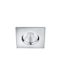 TRIO ZAGROS LED INBOUWSPOT 5.5W METAAL CHROOM 3000K