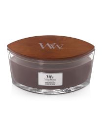 WOODWICK SUEDED SANDALWOOD ELLIPSE CANDLE