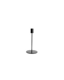 SALT&PEPPER BOUGEOIR 10XH20CM MÉTAL NOIR PILLAR