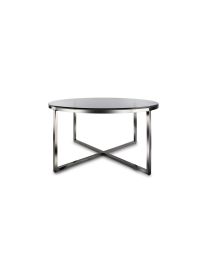 SALT&PEPPER TABLE GIGOGNE 80XH45CM NOIR/SMOKED RAMA