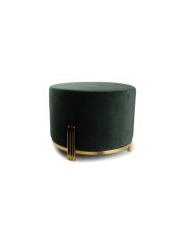 SALT&PEPPER POUF 55XH40CM VELVET VERT MISA