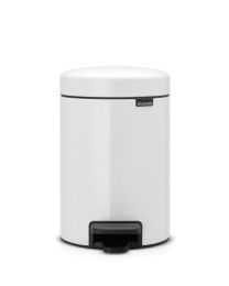 BRABANTIA NEWICON POUBELLE À PEDALE 3L AVEC SEAU INTERIEUR SYNTHETIQUE