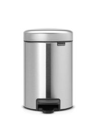 BRABANTIA NEWICON POUBELLE À PEDALE 3L AVEC SEAU INTERIEUR SYNTHETIQUE