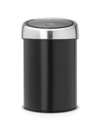 BRABANTIA TOUCH BIN AFVALEMMER 3L MAT ZWART