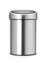 AFVALEMMER TOUCH BIN 3L MATT STEEL FPP