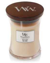 WOODWICK WHITE HONEY MEDIUM CANDLE