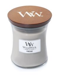 WOODWICK FIRESIDE MEDIUM CANDLE