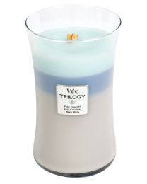 WOODWICK TRILOGY WOVEN COMFORTS LARGE CANDLE