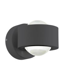 EGLO TREVIOLO WANDLAMP ALU ANTRACIET 2X2W