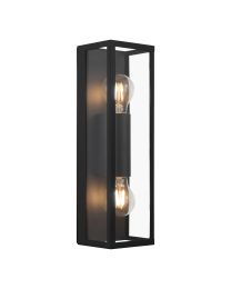 EGLO AMEZOLA WANDLAMP ZWART 2X60W