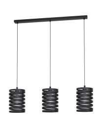 EGLO CREMELLA SUSPENSION NOIR 3X40W