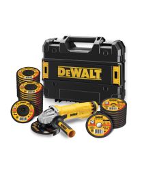 DEWALT HAAKSE SLIJPER 125MM 1400W +KOFFER DWE4237KT