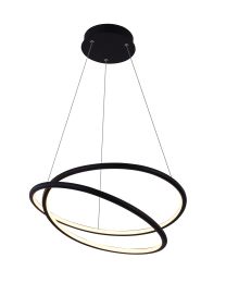 FANTASIA BOA SUSPENSION 47W SMD LED 3000K DIMMABLE DIA525MM NOIR