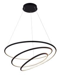 FANTASIA BOA SUSPENSION 88W SMD 3000K DIMMABLE DIA730MM NOIR