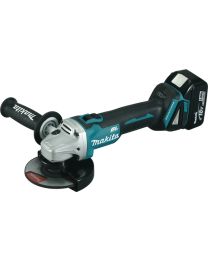 MAKITA DGA506RTJ MEULEUSE D'ANGLE SANS FILS 125MM + 2 ACCU