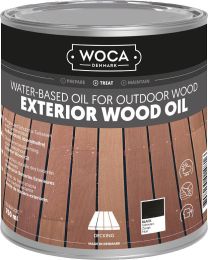 WOCA EXTERIOR OIL EXCLUSIVE ZWART 750ML