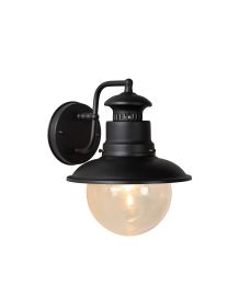 LUCIDE FIGO - WANDLAMP BUITEN - DIA 21,3CM - 1XE27 - IP44 - ZWART