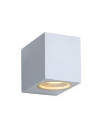 LUCIDE ZORA-LED - WANDSPOT BUITEN - LED DIMBAAR - GU10 - 1X5W 3000K - IP44 - WIT