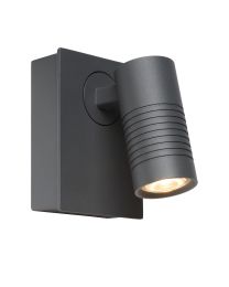 LUCIDE BRAN - APPLIQUE MURALE EXT. - LED DIMMABLE - 1X8W 2700K - IP54 - ANTHRACITE