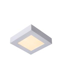 LUCIDE BRICE-LED PLAFONDLAMP BADKAMER DIMBAAR 15W WIT