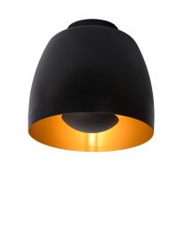 LUCIDE NOLAN PLAFONDLAMP DIA 24CM E27 ZWART