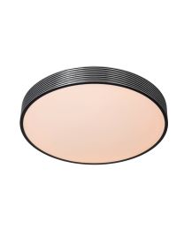 LUCIDE MALIN PLAFONDLAMP LED DIMBAAR DIA 39CM 24W ZWART