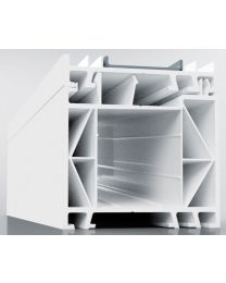 MEETH PROFIL D'EXTENSION PVC BLANC 60X70X2200 V18